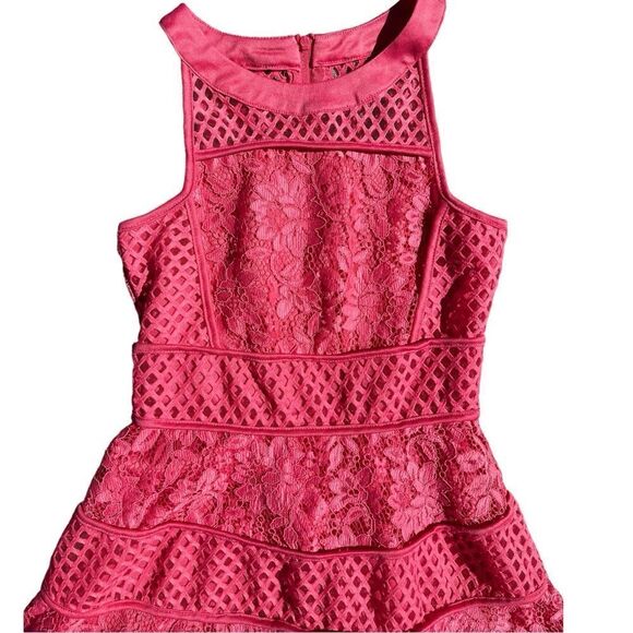 US Angels Girls Pink Sleeveless Party Dress Size 14 - Picture 2 of 5